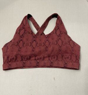 Running Girl Criss-Cross Back Sports Bra Size XL